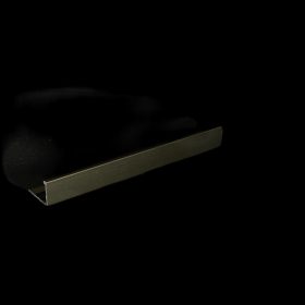   L alakú matt Bronz alumínium élvédő , 250cm x 8/10/12mm, szögletes csempe élzáró profil, eloxált