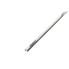   LAMBRO - C profil - Fényes Ezüst - 10mm széles rozsdamentes acél dekorcsík profil
