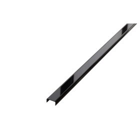   LAMBRO - C profil - Fényes Fekete - 20mm széles rozsdamentes acél dekorcsík profil