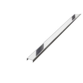   LAMBRO - C profil - Fényes Ezüst - 20mm széles rozsdamentes acél dekorcsík profil