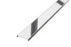 LAMBRO - C profil - Fényes Ezüst - 40mm széles rozsdamentes acél dekorcsík profil