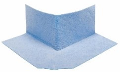 Rodelux Hajlaterősítő TPR sarokelem külső, kék - 120x120mm