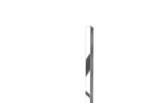 LAMBRO -  Sarokprofil - Fényes Ezüst - 1cm x 1cm - Rozsdamentes acél