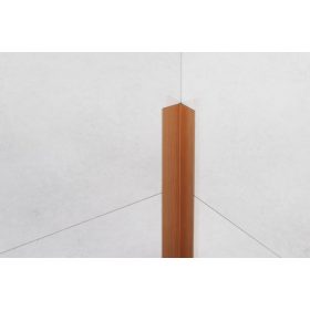   LAMBRO -  Sarokprofil - Szálcsiszolt Réz - 2cm x 2cm - Rozsdamentes acél