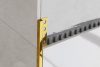 LAMBRO - Q Profil - Fényes Arany - 10mm - Rozsdamentes acél sarok élvédő profil