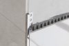 LAMBRO - Q Profil - Fényes Ezüst - 10mm - Rozsdamentes acél sarok élvédő profil