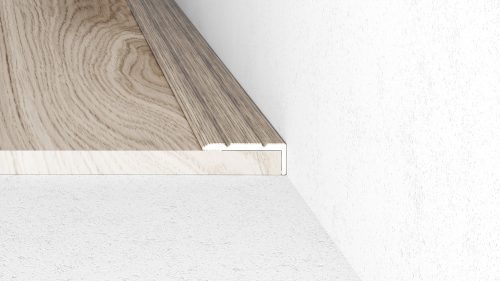 Öntapadós lépcső profil - 270cm x 10x25mm - Eloxált   - RX10/25L