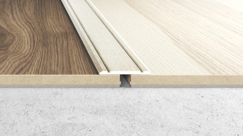 Öntapadós lapos burkolatváltó . - 270cm x 30mm - Eloxált   - RX30/2