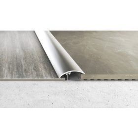   Rejtett csavaros burkolatváltó  szintkülönbséghez - 270cm x 50mm - Eloxált   - RX50-CS