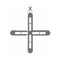 Fugakereszt - Szintezőtalp