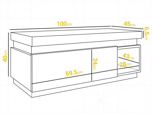 Mylife doka fürdőszoba bútor double, lefkas tölgy