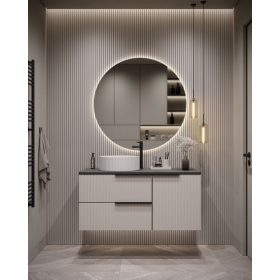   MYLIFE KLERK  ANTRACIT/KASMÍR FÜRDŐSZOBA SZEKRÉNY (100CM)
